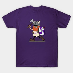 Viking Berserker Cartoon (Player 6 / purple version) T-Shirt